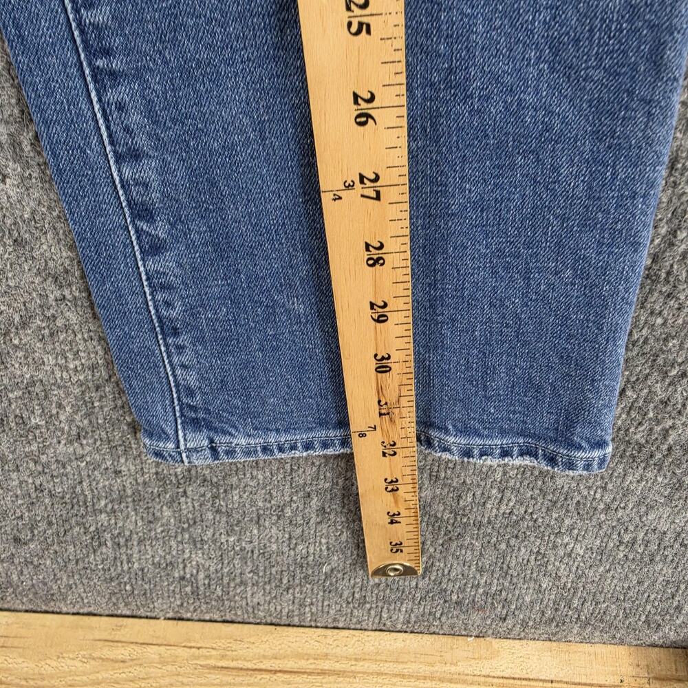 Paige Jeans Womens 27 Sloane Slim Bootcut Medium Wash Blue Denim Casual Stretch - Picture 14 of 16